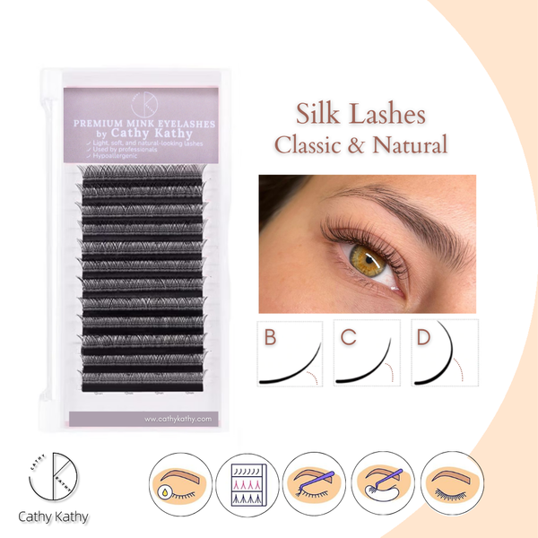 Premium Mink Eyelash - Silk Lashes